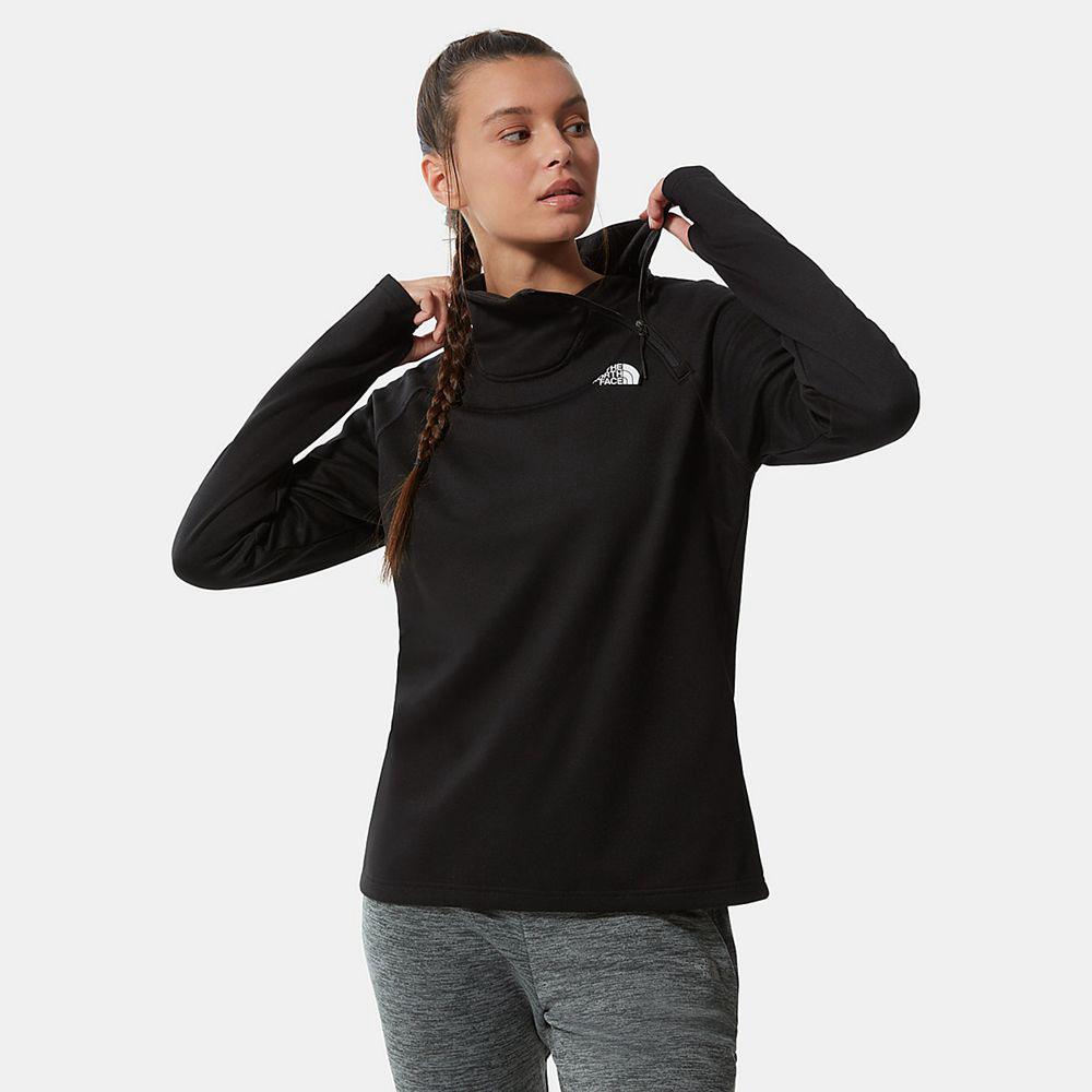 The North Face Canyonlands ¼ Zip Γυναικεια Fleece - Μαυρα (BQJP87142)